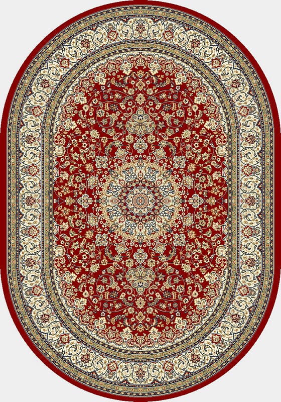 Dynamic Ancient Garden 57119 Red / Ivory Area Rug