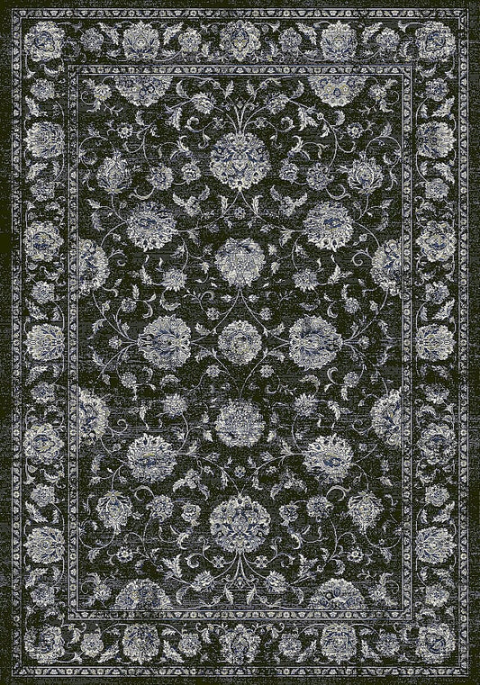 Dynamic Ancient Garden 57126 Charcoal / Silver Area Rug
