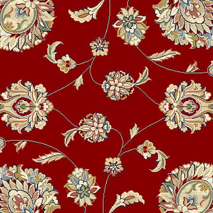 Dynamic Ancient Garden 57365 Red / Ivory Area Rug