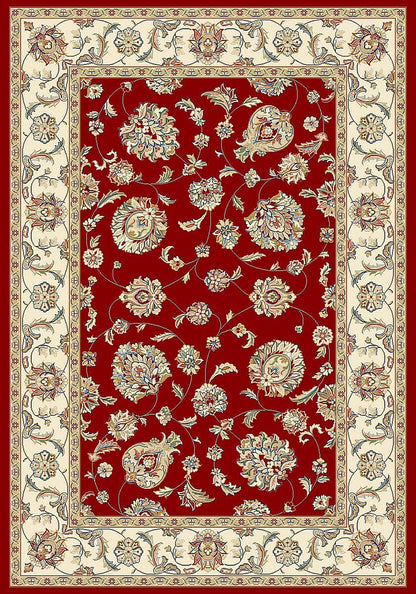 Dynamic Ancient Garden 57365 Red / Ivory Area Rug