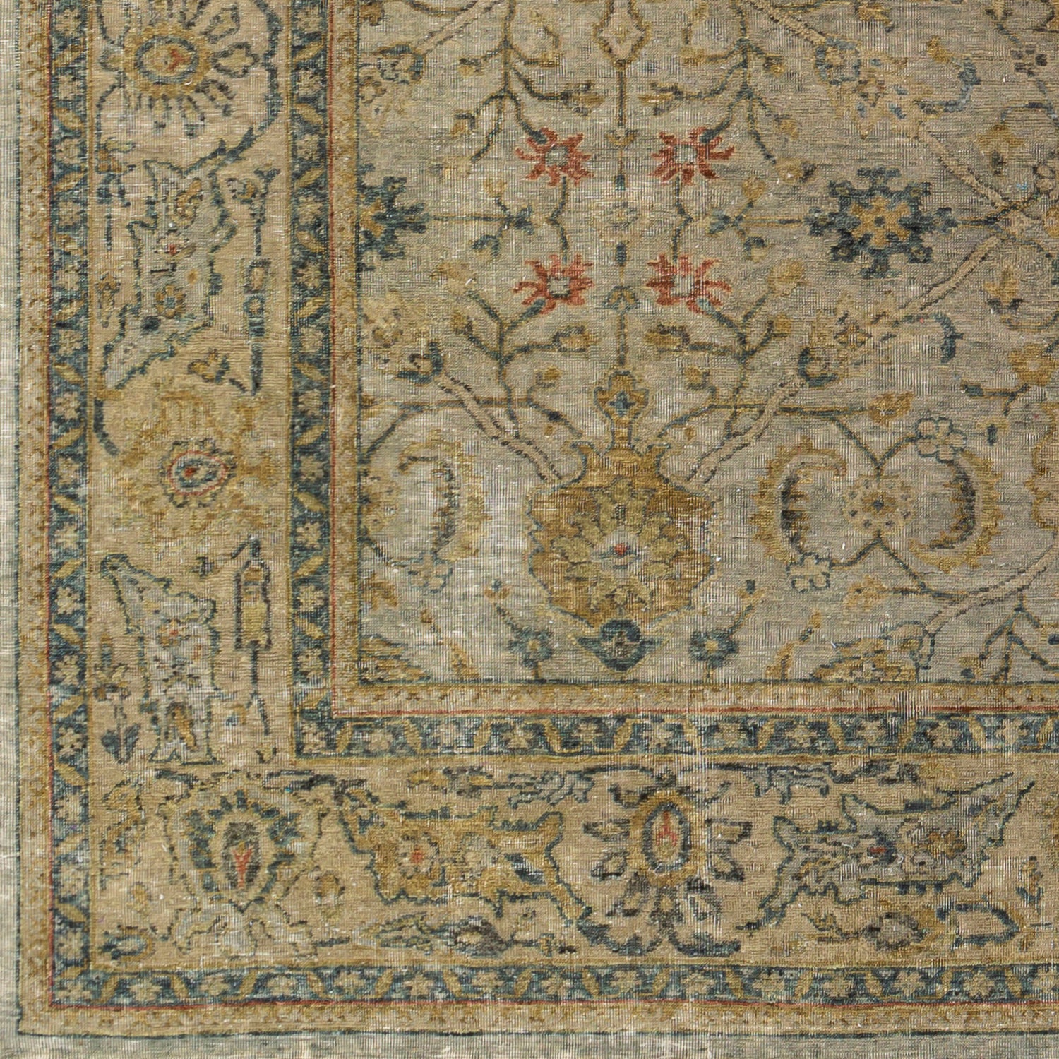 Surya Anatolia Any-2300 Dark Green, Olive, Khaki, Burnt Orange Rugs.