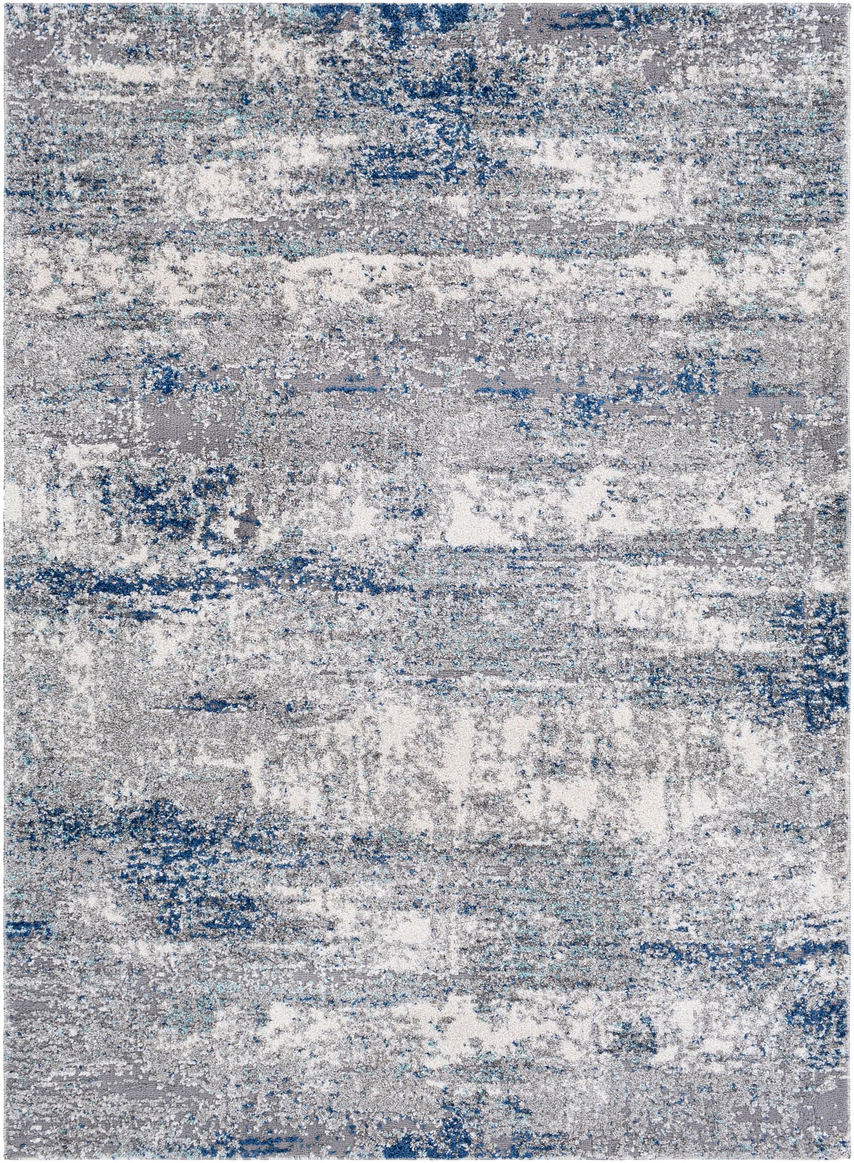 Surya Andorra Ard-2301 Medium Gray, Dark Blue, Charcoal, White Rugs.