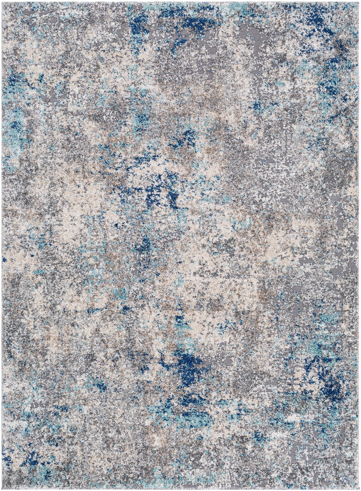 Surya Andorra Ard-2311 Teal, Dark Blue, Camel, Medium Gray Rugs.