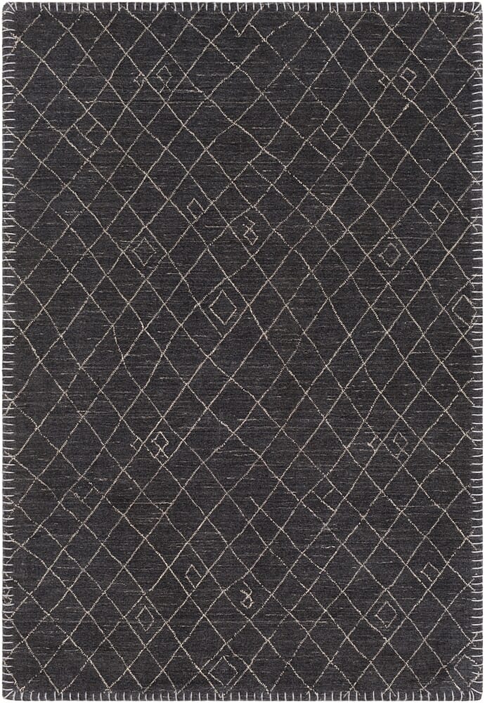 Surya Arlequin Arq-2301 Black, Cream Rugs.