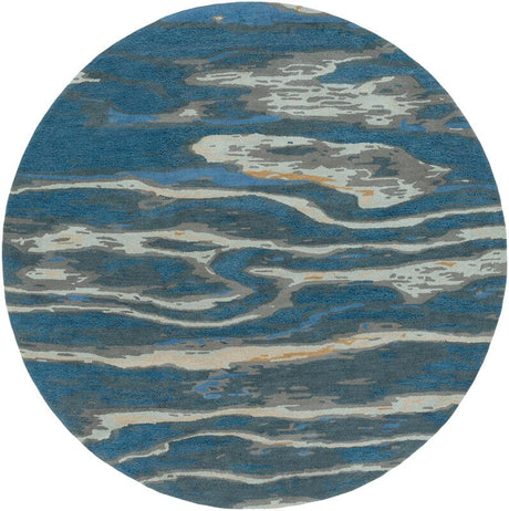 Surya Artist Studio Art-239 Navy, Sea Foam, Dark Brown, Beige Rugs.