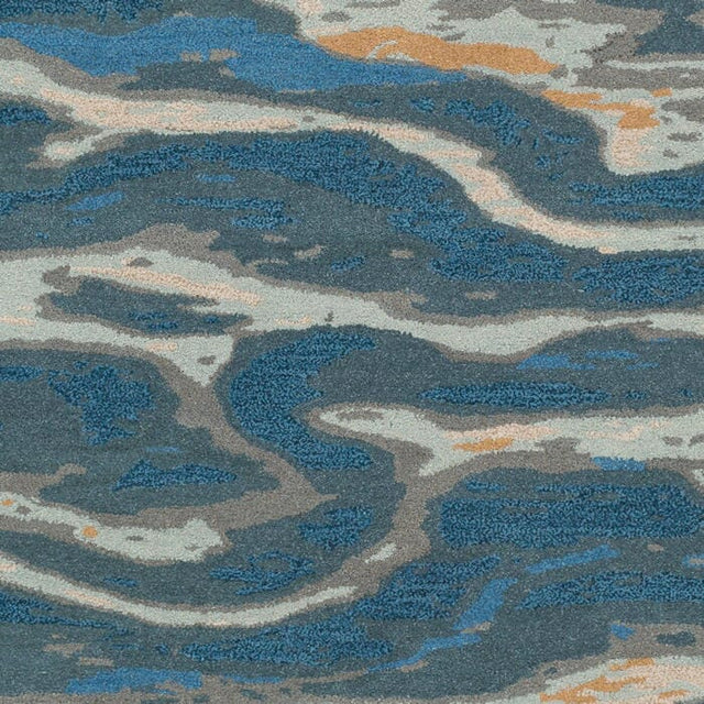 Surya Artist Studio Art-239 Navy, Sea Foam, Dark Brown, Beige Rugs.