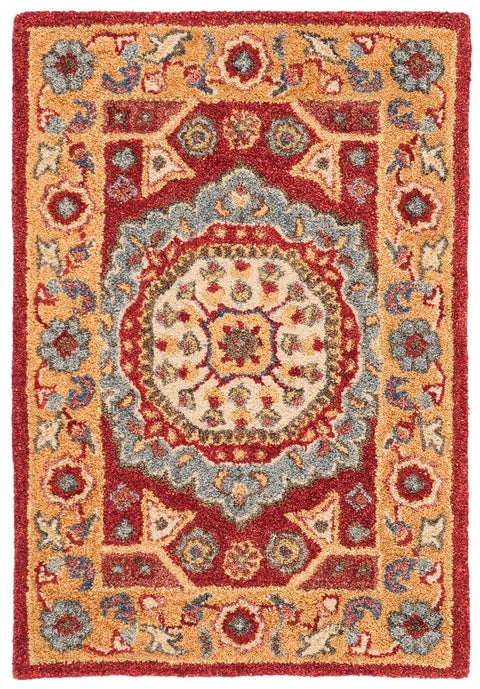 Safavieh Antiquity At501Q Red / Orange Rugs.