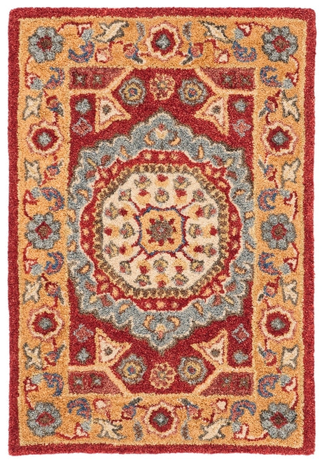 Safavieh Antiquity At501Q Red / Orange Rugs.