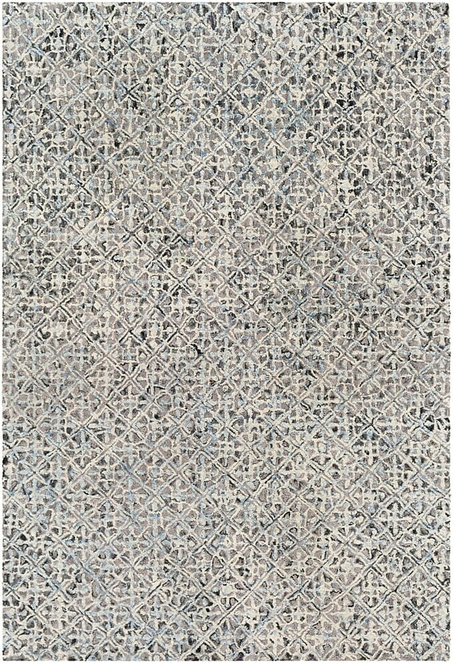 Surya Avon Avo-2303 Medium Gray, Ivory, Denim, Black Rugs.