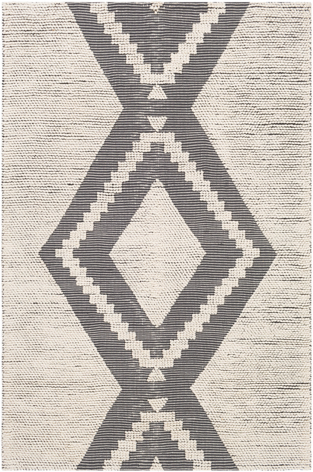 Surya Azalea Aza-2300 Charcoal, Ivory Rugs.