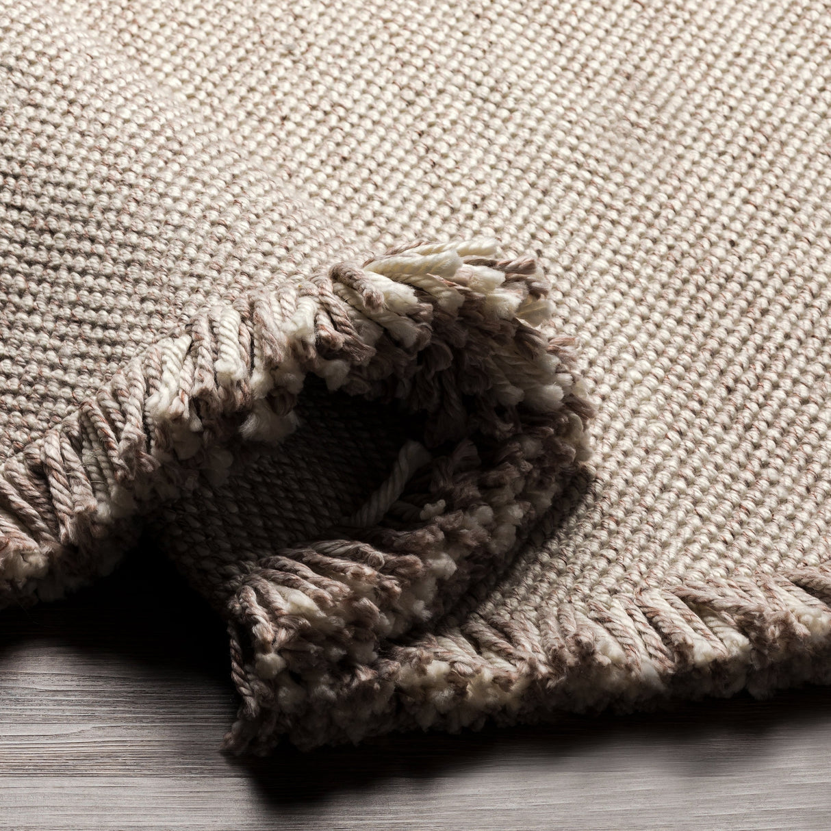 Surya Azalea Aza-2313 Taupe, Cream Rug.