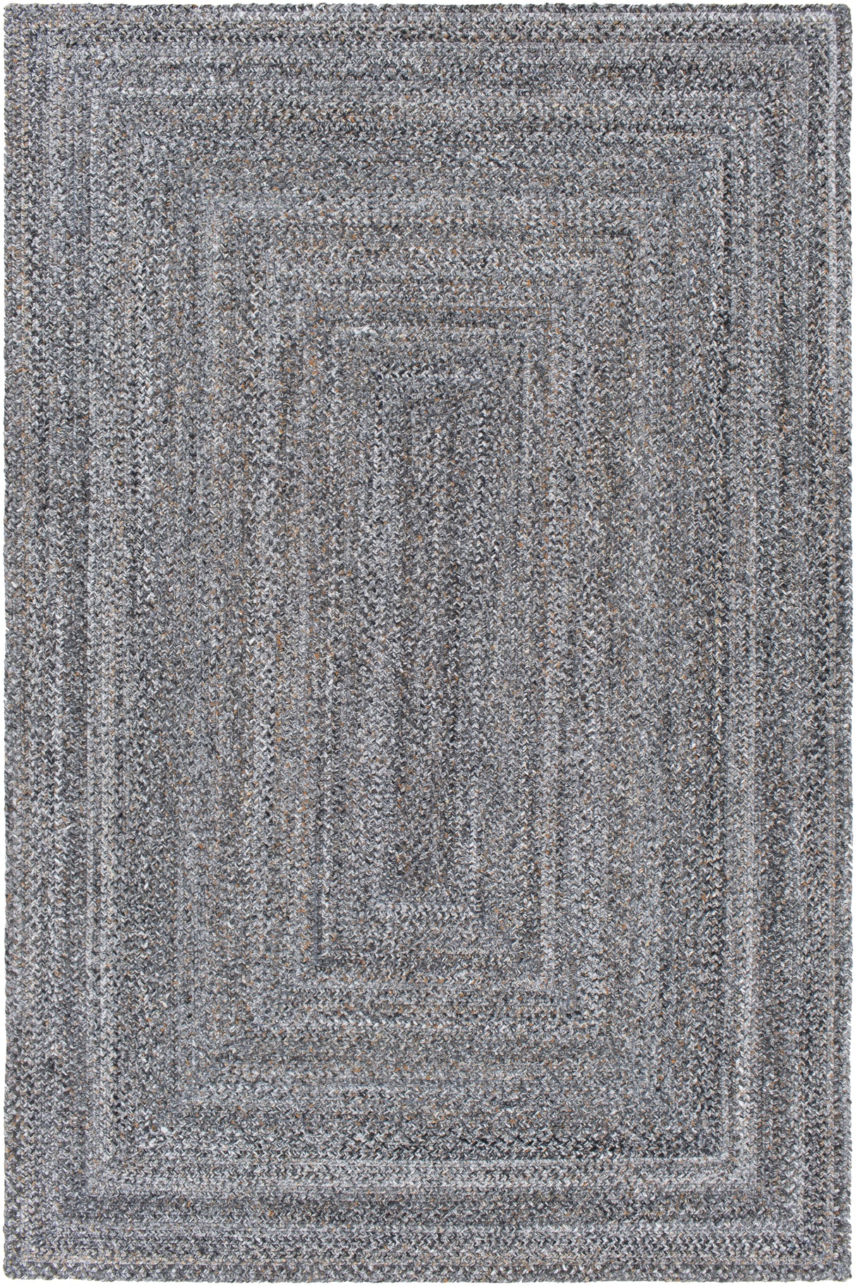 Surya Azalea Aza-2321 Light Gray, Medium Gray, Charcoal, Dark Brown Rugs.