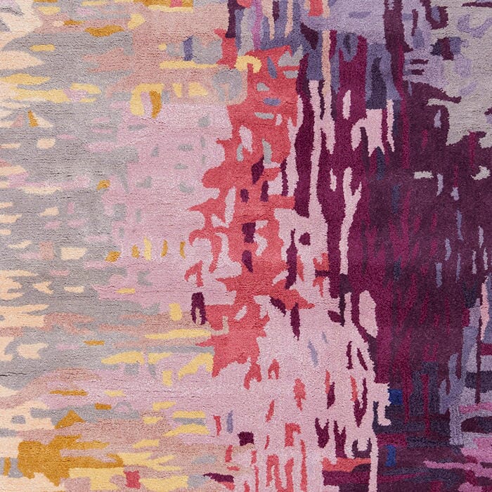 Surya Banshee Ban-3344 Magenta / Eggplant / Gold / Salmon Rugs.
