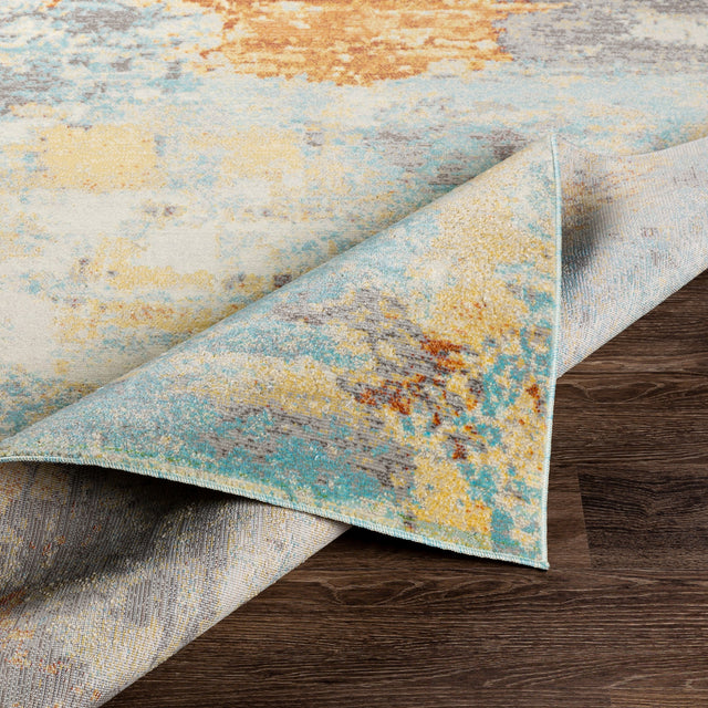 Surya Bodrum Bdm-2301 Ivory, Burnt Orange, Saffron, Silver Gray Rugs.