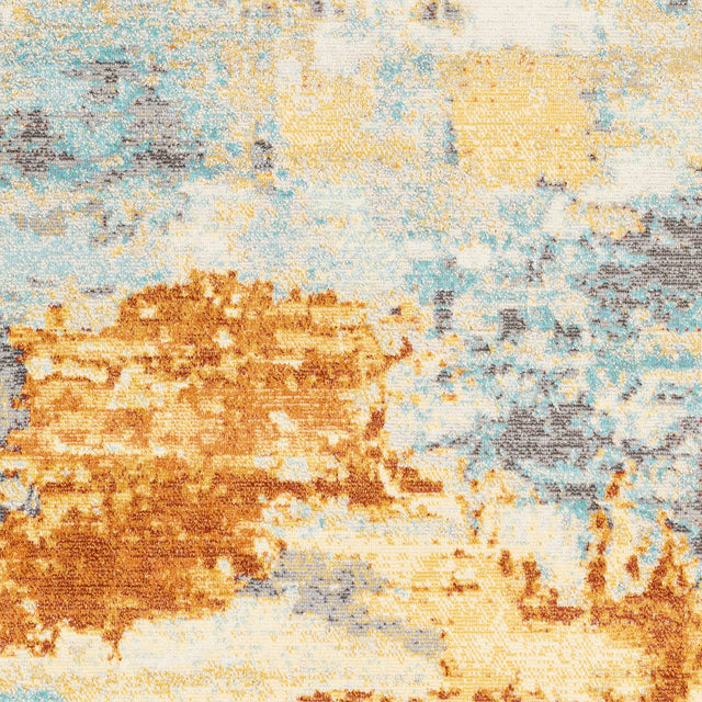 Surya Bodrum Bdm-2301 Ivory, Burnt Orange, Saffron, Silver Gray Rugs.