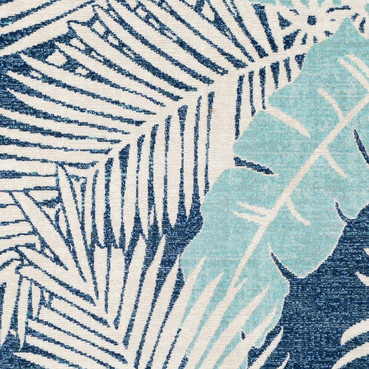 Surya Bodrum Bdm-2324 Dark Blue, Aqua, Taupe, Beige Rugs.