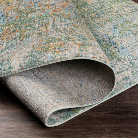 Surya Bodrum Bdm-2329 Dark Green, Wheat, Navy, Burnt Orange Rugs.