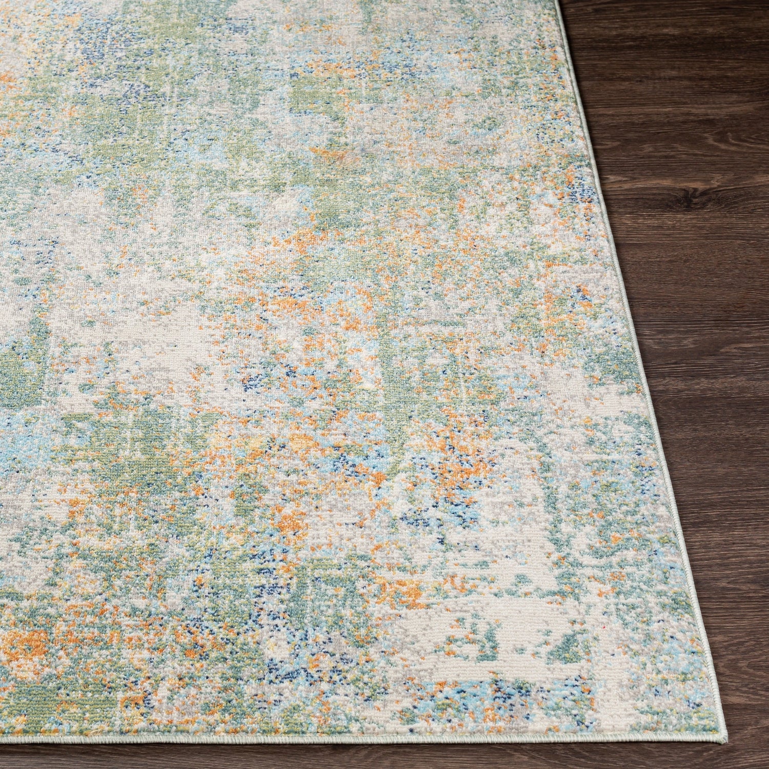 Surya Bodrum Bdm-2329 Dark Green, Wheat, Navy, Burnt Orange Rugs.