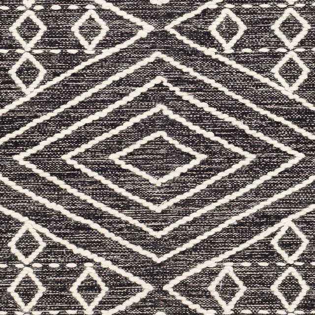 Surya Bedouin Bdo-2300 Black, Cream Rug.