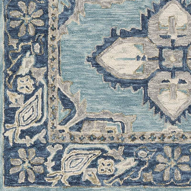 Surya Bonifate Bft-1000 Aqua, Denim, Cream, Beige, Olive Rugs.