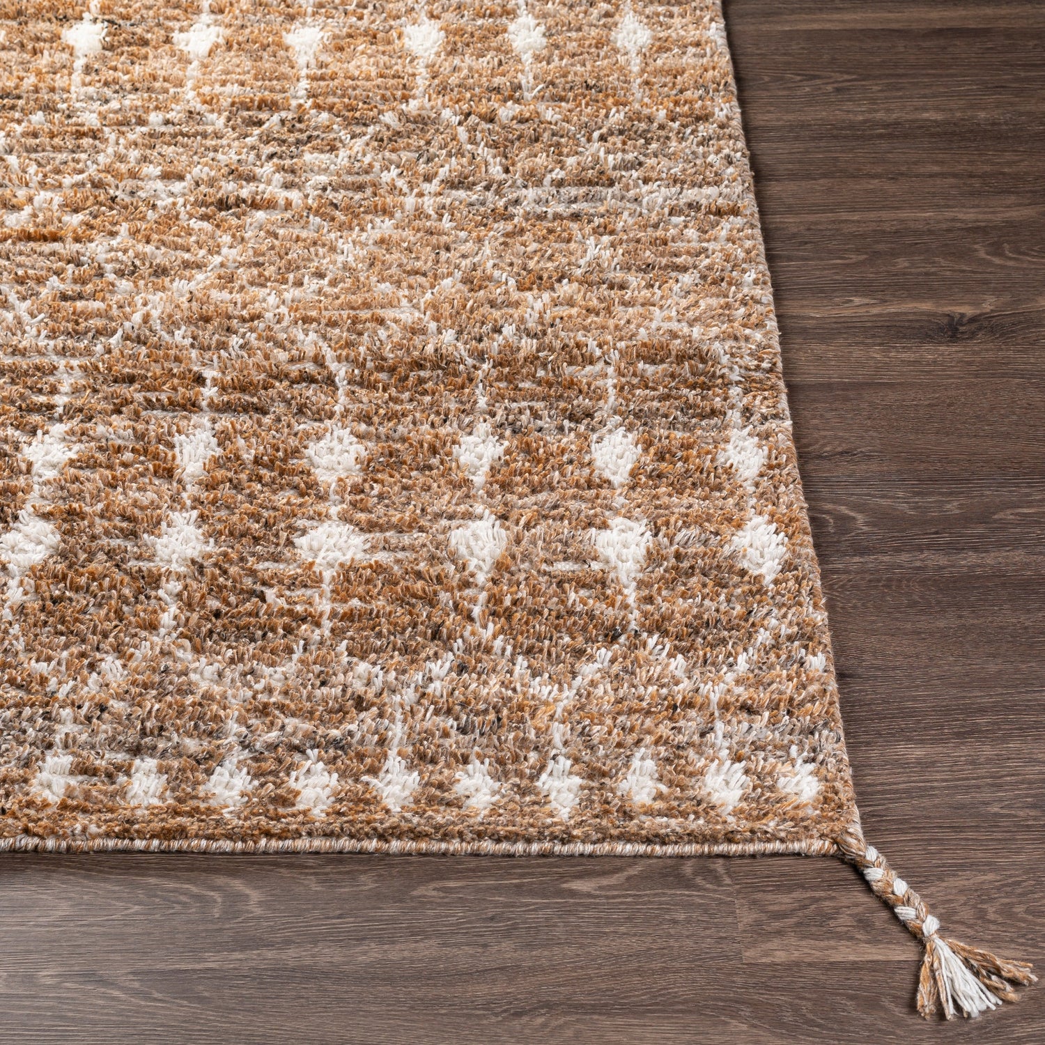 Surya Birch Bhc-2300 Camel, Dark Brown, Charcoal, Cream Rugs.