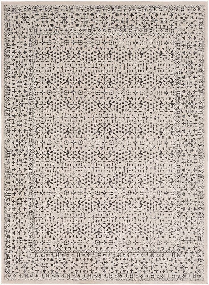 Surya Bahar Bhr-2308 Medium Gray, Charcoal, Beige Rugs.