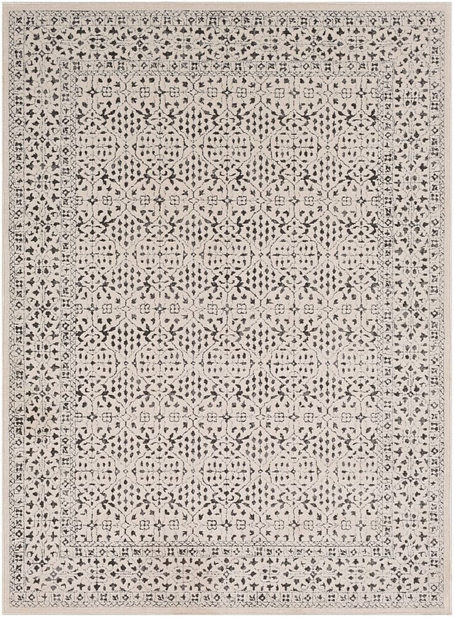 Surya Bahar Bhr-2308 Medium Gray, Charcoal, Beige Rugs.