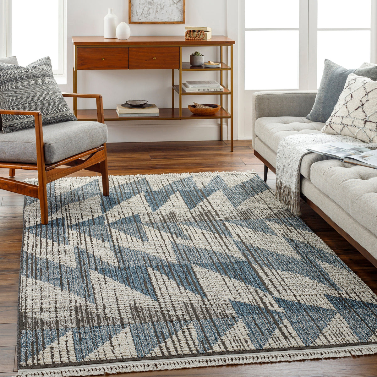Surya Berlin Blr-2305 Blue Rug.