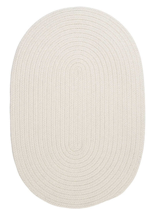 Colonial Mills Boca Raton Br10 White / Neutral Solid Color Area Rug