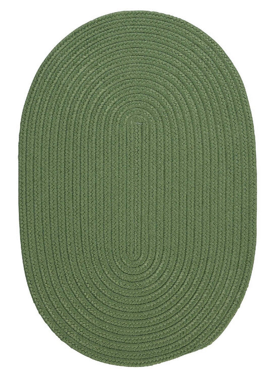 Colonial Mills Boca Raton Br69 Moss Green / Green Solid Color Area Rug