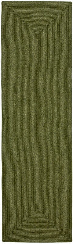 Safavieh Braided Brd315A Green Solid Color Area Rug