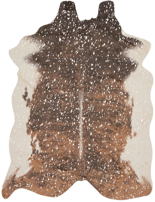 Loloi Bryce Bz-10 Walnut / Champagne Animal Prints /Images Area Rug