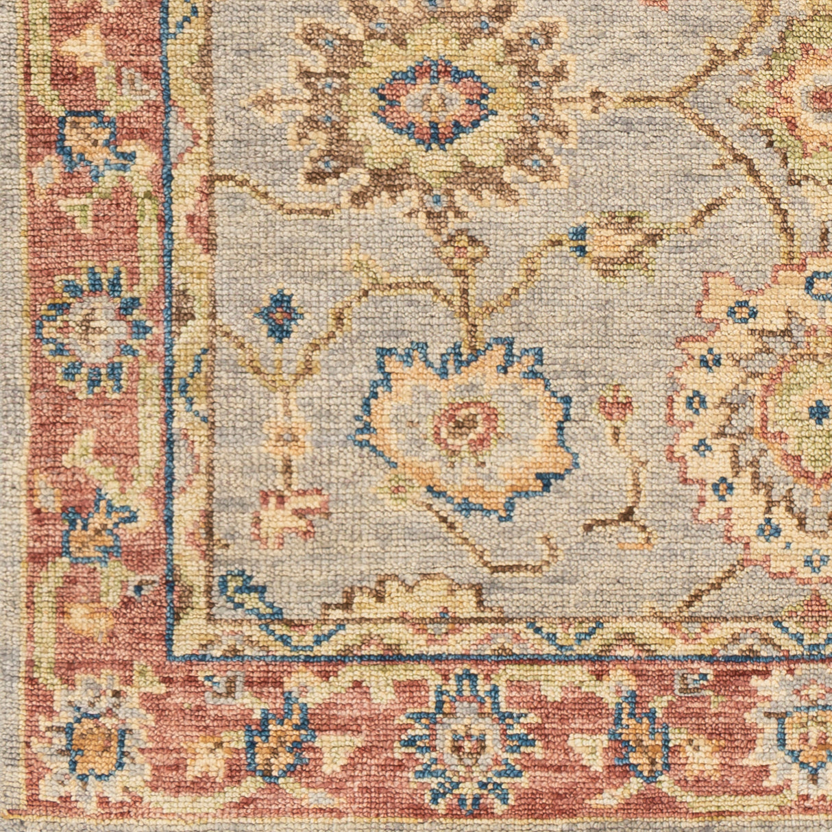 Surya Biscayne Bsy-2304 Bright Blue, Dark Green, Grass Green, Camel Rugs.