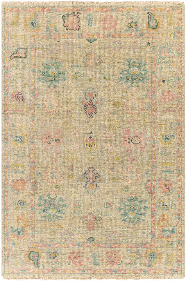 Surya Biscayne Bsy-2306 Rose, Camel, Khaki, Taupe Rugs.