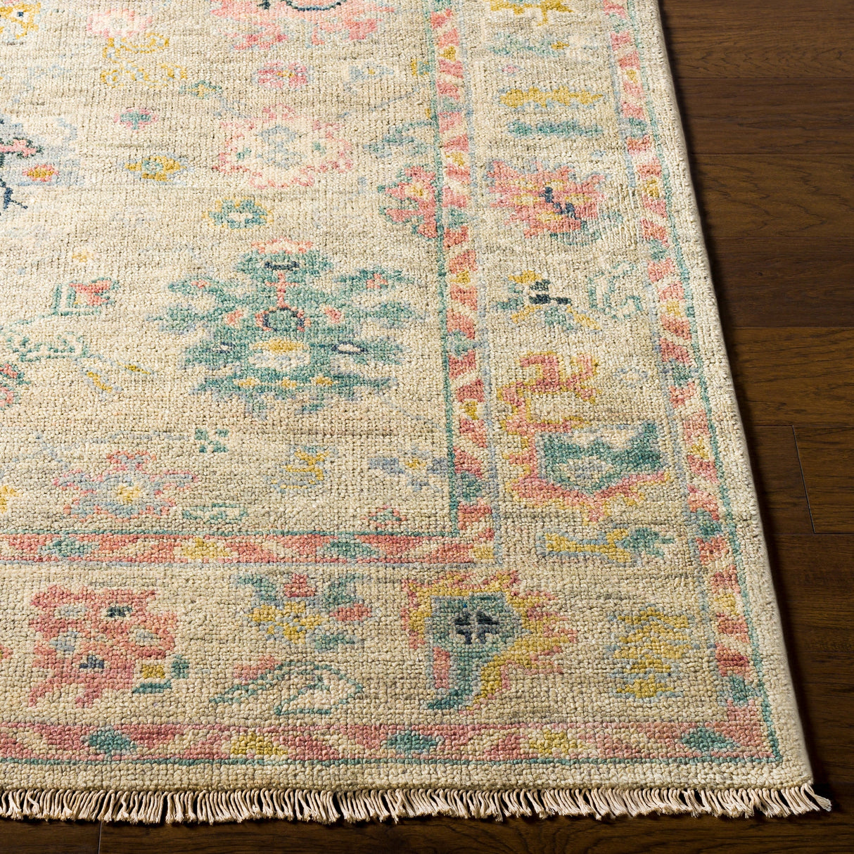 Surya Biscayne Bsy-2306 Rose, Camel, Khaki, Taupe Rugs.