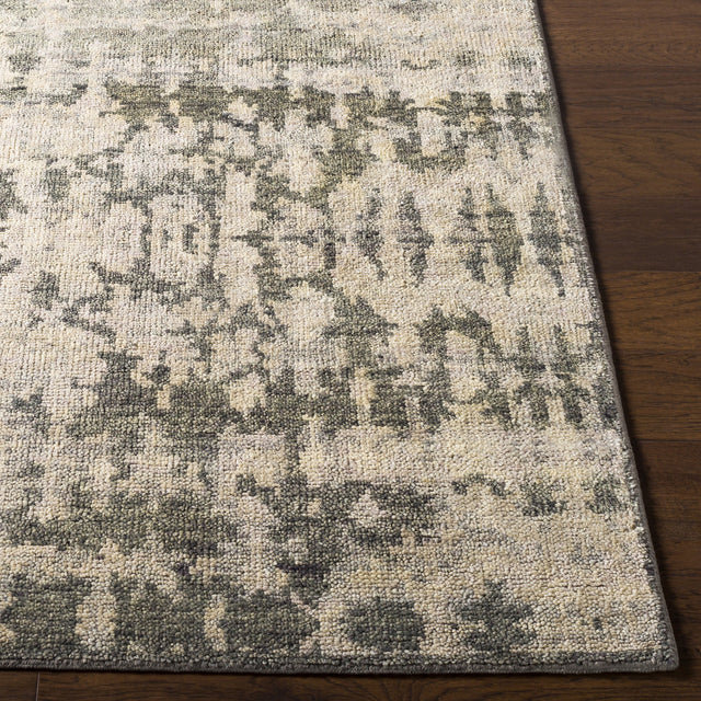 Surya Biscayne Bsy-2309 Sage, Ivory, Taupe, Medium Gray Rugs.