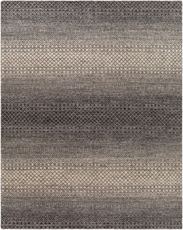 Surya Bethesda Btd-2301 Black, Charcoal, Medium Gray, Light Gray Rugs.
