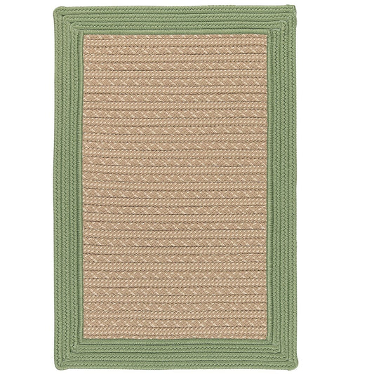 Colonial Mills Bayswater By63 Moss Green Bordered Area Rug