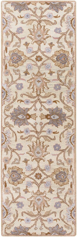 Surya Caesar Cae-1109 Antique White / Driftwood Brown Rugs.