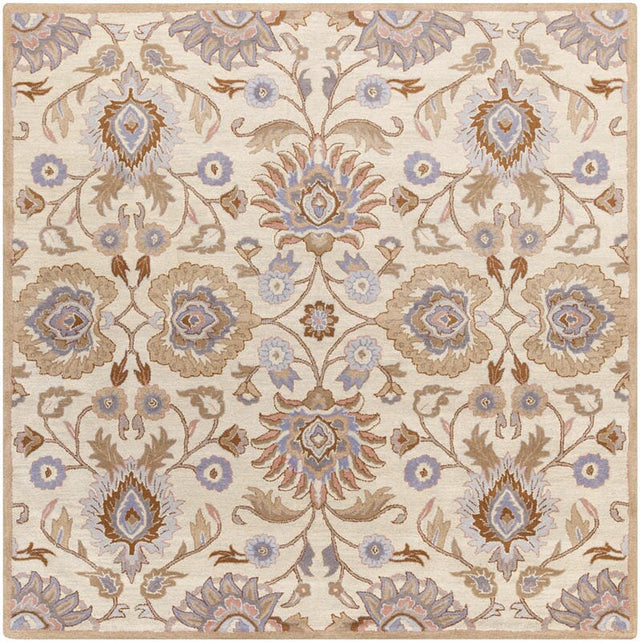 Surya Caesar Cae-1109 Antique White / Driftwood Brown Rugs.