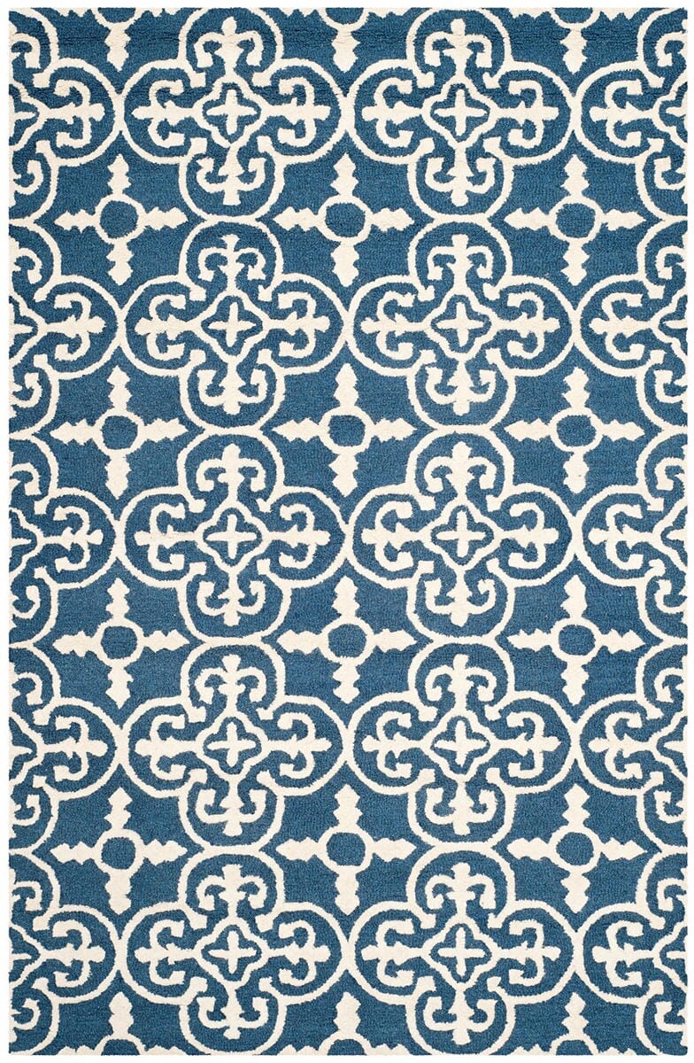 Safavieh Cambridge Cam133G Navy / Ivory Rugs.