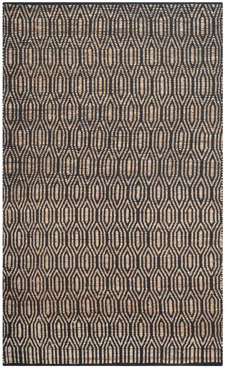 Safavieh Cape Cod Cap822A Black / Natural Rugs.