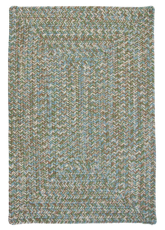 Colonial Mills Corsica Cc59 Seagrass / Green / Blue Area Rug