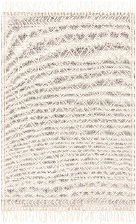 Surya Casa Decampo Cdc-2301 Ivory, Black Rug.