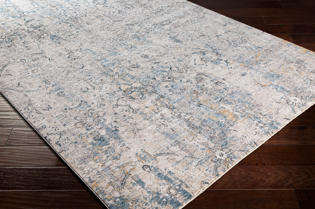 Surya Cardiff Cdf-2300 Light Gray, Charcoal, Beige, Camel Rugs.