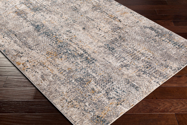 Surya Cardiff Cdf-2303 Medium Gray, Denim, Tan, Sky Blue Rugs.