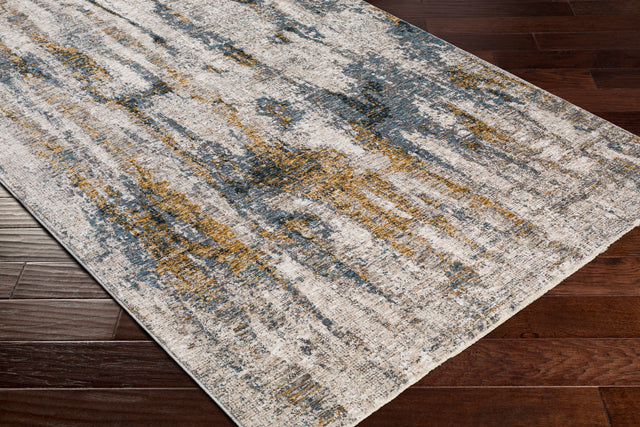Surya Cardiff Cdf-2306 Medium Gray, Denim, Tan, Sky Blue Rugs.
