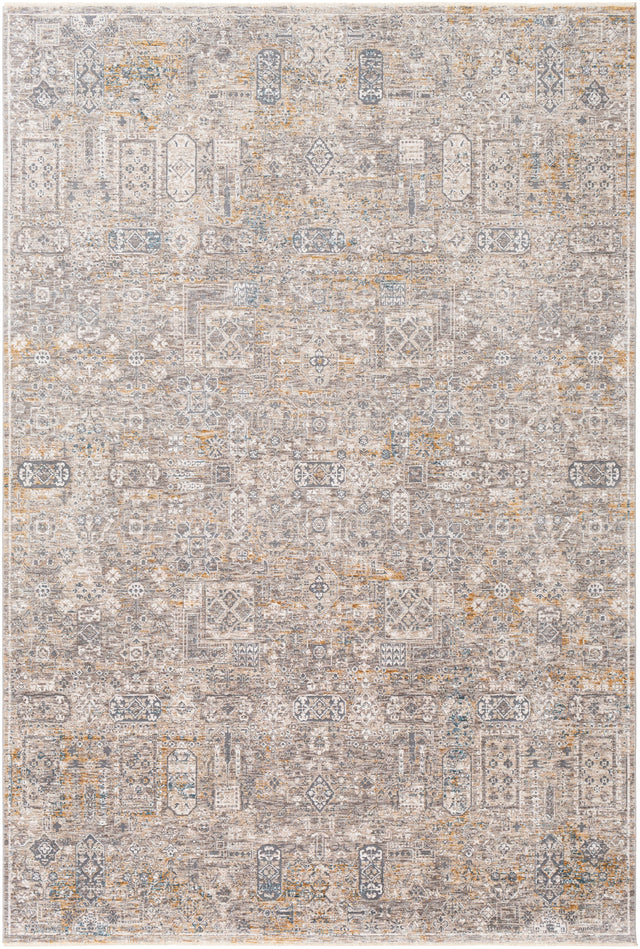 Surya Cardiff Cdf-2310 Charcoal, Ivory, Medium Gray, Camel Rugs.