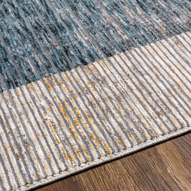 Surya Cardiff Cdf-2312 Teal, Taupe, Medium Gray, Camel Rugs.