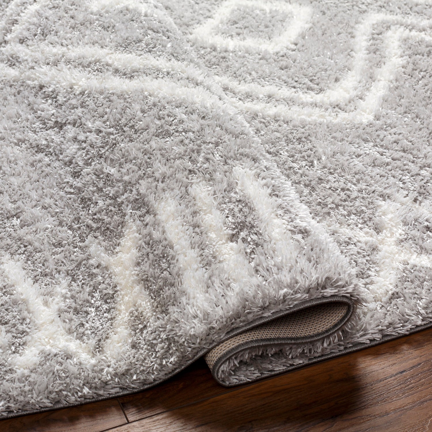 Surya Cloudy Shag Cdg-2312 Grey Rug.